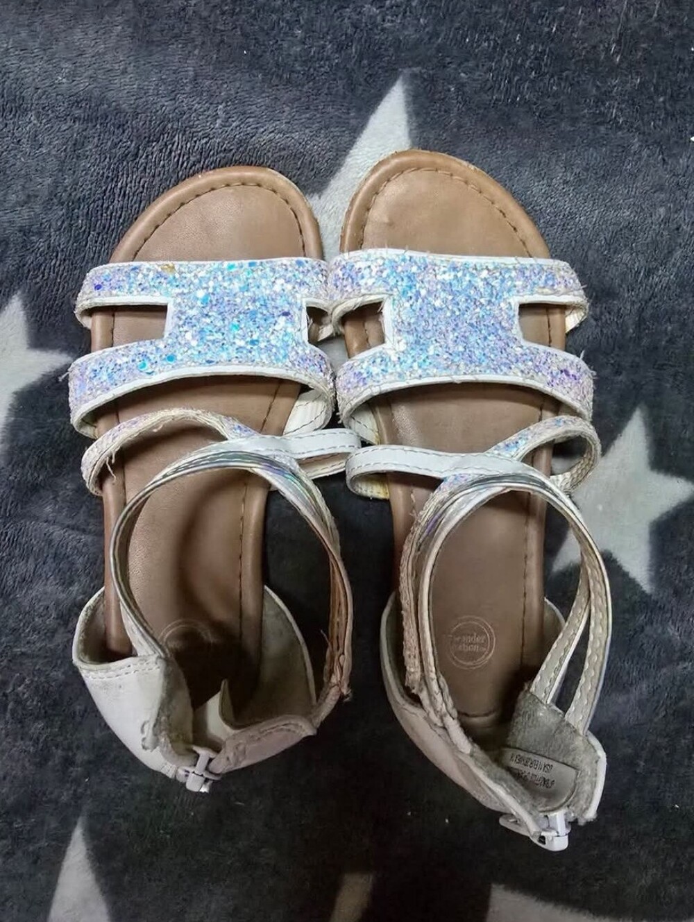Girls Sparkly Sandles